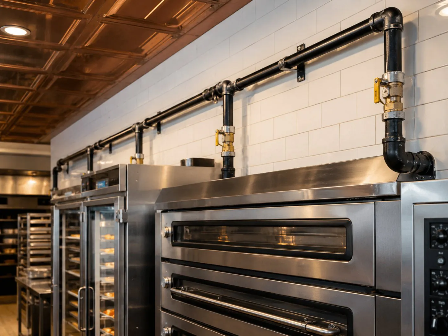 Commercial Bakery Gas Line