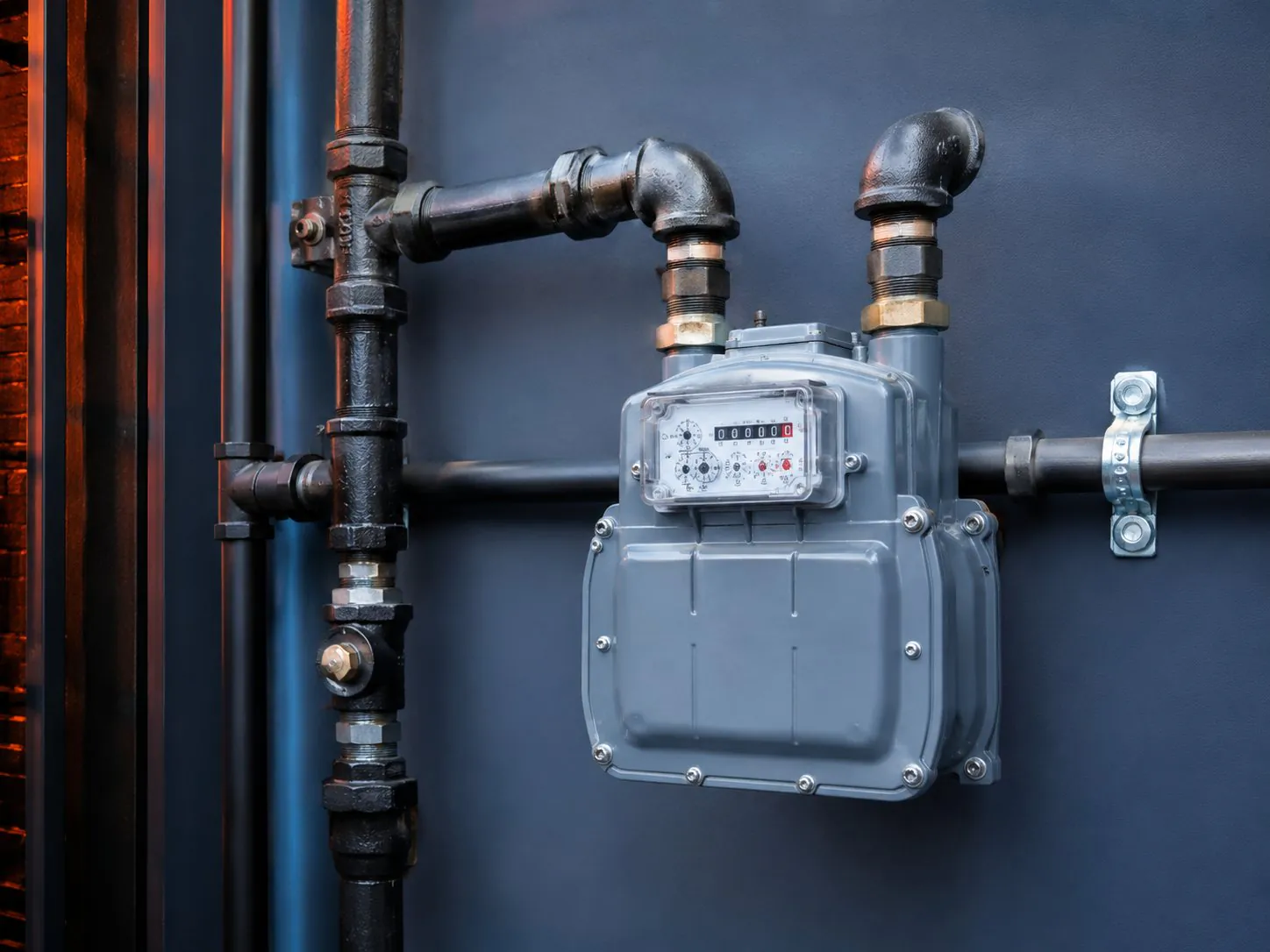 Gas piping and leak repair